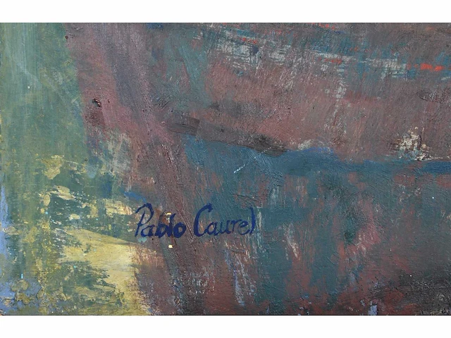Pablo caurel abad - vrouw bij het raam - olieverf op paneel - afbeelding 3 van  8