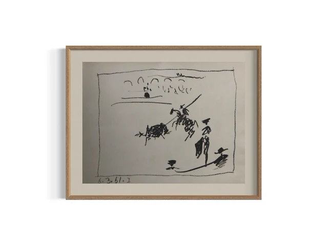 Pablo picasso - la pique 1961 - afbeelding 1 van  1