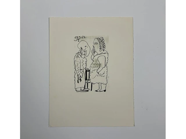 Pablo picasso - le goût du bonheur 1970 - afbeelding 1 van  1