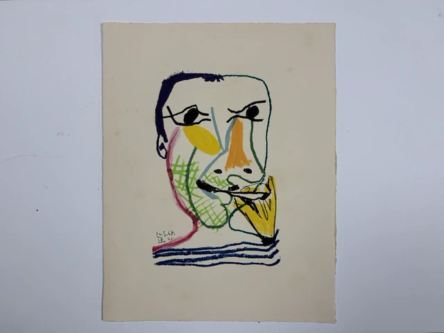 Pablo picasso - le goût du bonheur 1970 - afbeelding 1 van  1