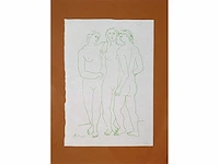 Pablo picasso (1881-1973), de drie gratiën, 1692 - afbeelding 2 van  8