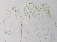 Pablo picasso (1881-1973), de drie gratiën, 1692 - afbeelding 5 van  8