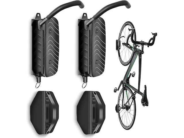 Pack v 2 fietshouders wand - afbeelding 1 van  5