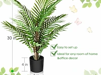 Pack v 2 kunstpalmbomen 70cm - afbeelding 2 van  3