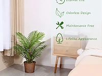 Pack v 2 kunstpalmbomen 70cm - afbeelding 3 van  3