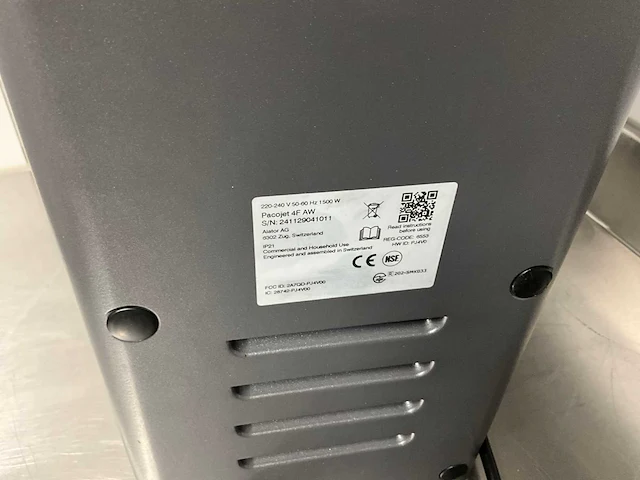 Pacojet pj4 - 2024 - ijsmachine - afbeelding 14 van  14