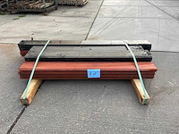 Padouk - padouk tand en groef gevelplank kops vertand (41x) - afbeelding 1 van  4