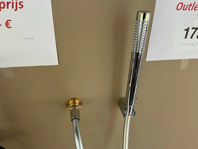 Paffoni master handdoucheset met flexibel (11x) - afbeelding 2 van  5