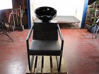 Pahl kappersstoel met wasbak - afbeelding 2 van  8