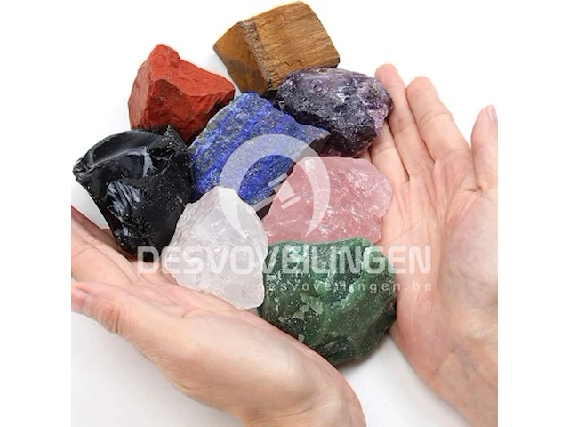 Pakket ruwe crystallen / stenen (10 stuks) - afbeelding 1 van  2