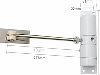 Pakket van 2 veerbelaste deursluiters - afbeelding 2 van  4