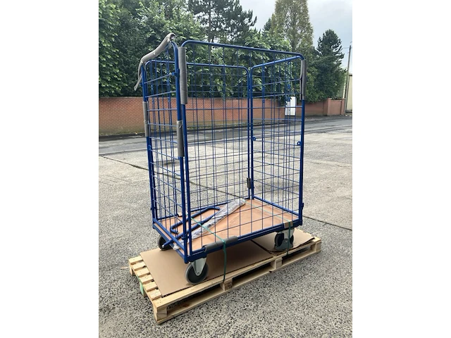 Pakketwagen 500 kg - rubber wielen - afbeelding 2 van  2