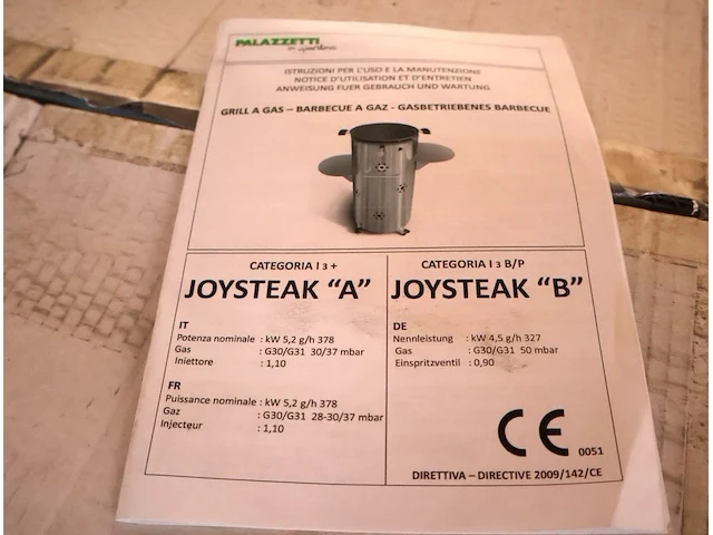 Palazzetti joy steak bbq op gas - afbeelding 3 van  3