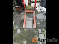 Palethaak 200 cm hoog, 53 cm diep en lepelbereik 83 cm - afbeelding 2 van  4
