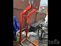 Palethaak 200 cm hoog, 53 cm diep en lepelbereik 83 cm - afbeelding 3 van  4
