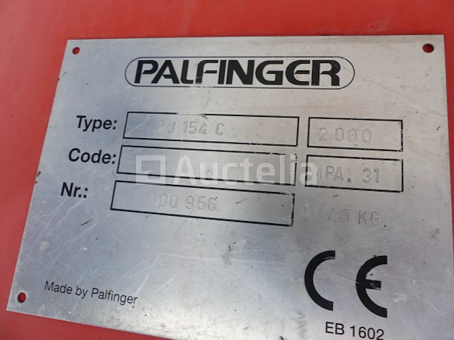 Palfinger kraan uitbreiding pj1540 - afbeelding 2 van  10