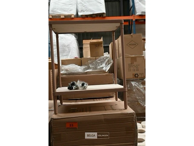 Pallet bijzettafeltjes op wielen - afbeelding 1 van  3