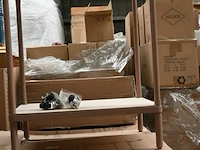 Pallet bijzettafeltjes op wielen - afbeelding 1 van  3