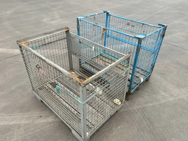 Pallet cages (2x) - afbeelding 3 van  4