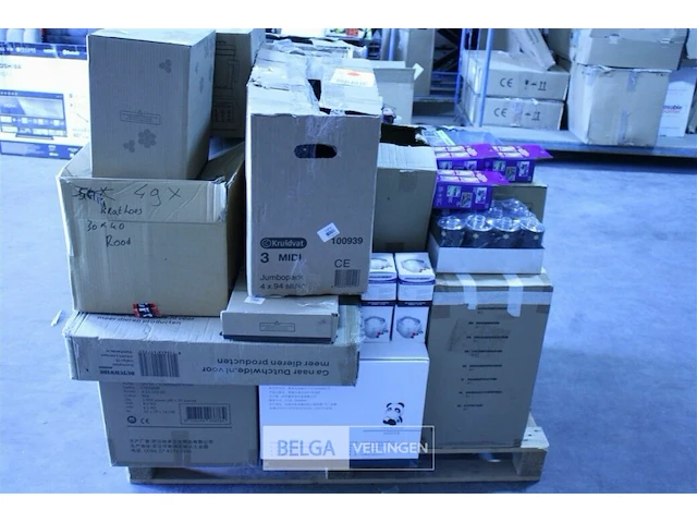 Pallet consumentengoederen - afbeelding 1 van  8
