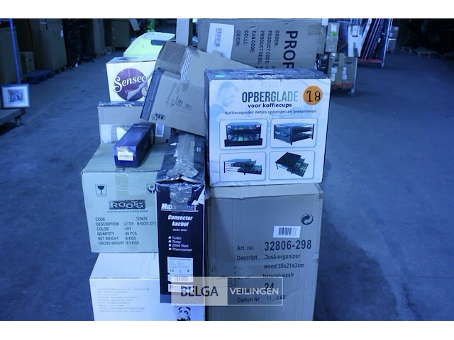 Pallet consumentengoederen - afbeelding 1 van  9