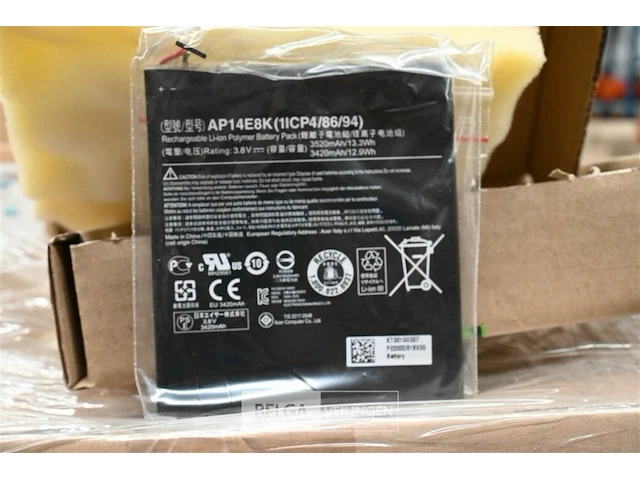 Pallet div batterijen - afbeelding 2 van  3