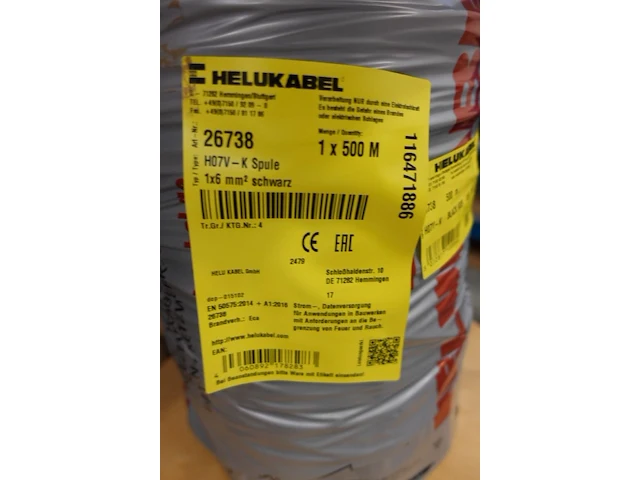 Pallet elektrische kabels helukabel - afbeelding 2 van  2