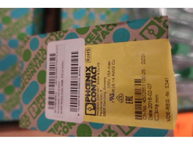 Pallet elektrische onderdelen phoenix contact - afbeelding 3 van  4