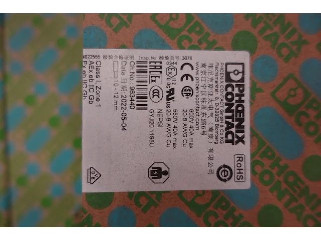 Pallet elektrische onderdelen phoenix contact - afbeelding 3 van  5