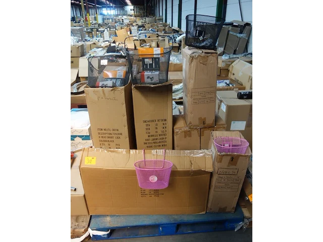 Pallet fietsmanden - afbeelding 1 van  6