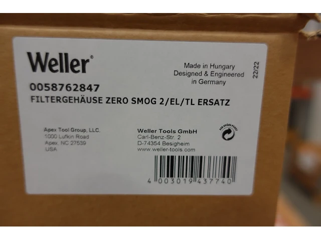 Pallet filters weller - afbeelding 3 van  3