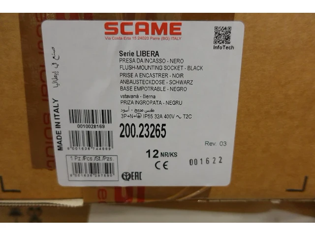 Pallet gemonteerde onderdelen scame - afbeelding 3 van  3