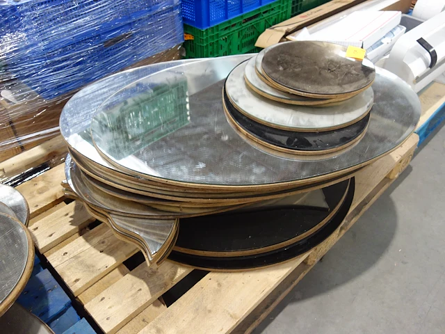 Pallet glazen plateaus/schalen - afbeelding 3 van  3