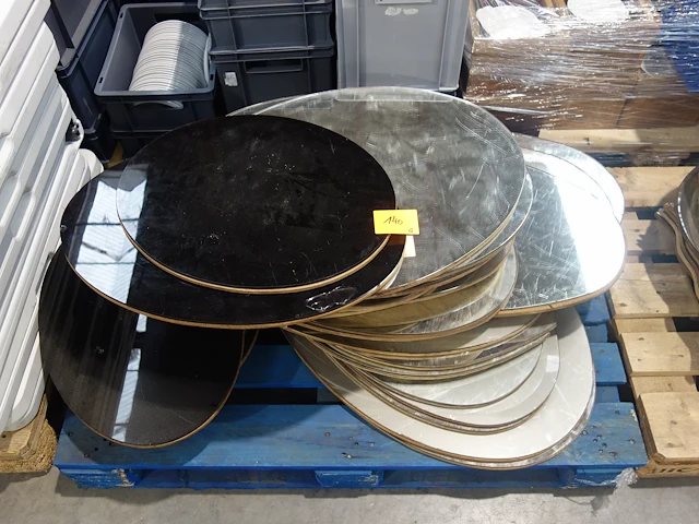 Pallet glazen plateaus/schalen - afbeelding 2 van  2