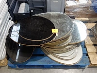 Pallet glazen plateaus/schalen - afbeelding 2 van  2