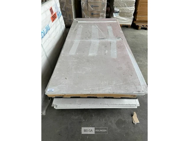Pallet gyproc platen 3 cm - afbeelding 1 van  2