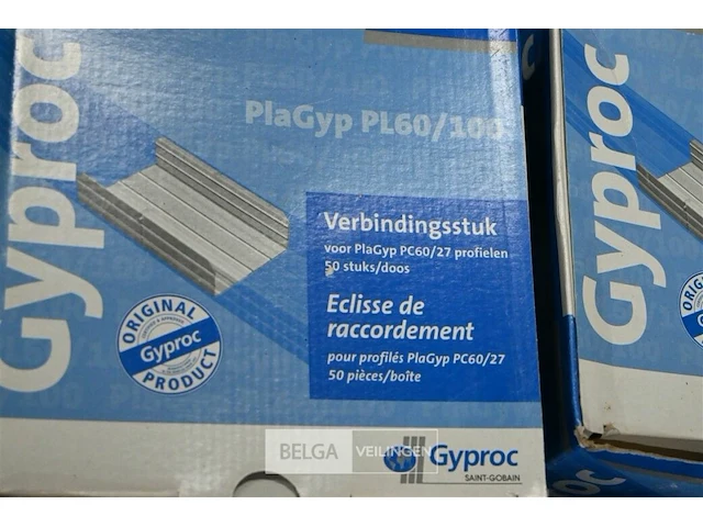 Pallet gyproc verbindingsstukken - afbeelding 2 van  3
