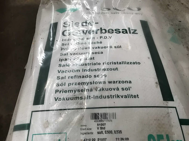 Pallet industriezout - afbeelding 2 van  2