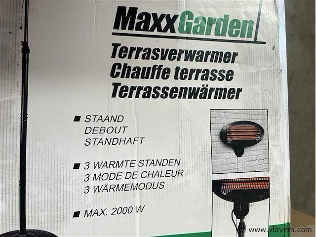 Pallet, inh. 2 stuks terrasverwarmer, vuurhaard - afbeelding 1 van  4