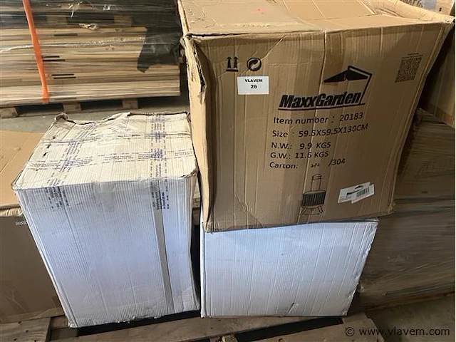 Pallet, inh. tuinhaarden (zonder pallet) - afbeelding 1 van  2