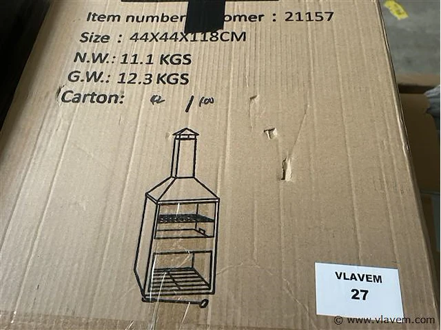 Pallet, inh. tuinhaarden (zonder pallet) - afbeelding 1 van  2