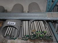 Pallet inhoudend diverse draadstangen - afbeelding 1 van  1