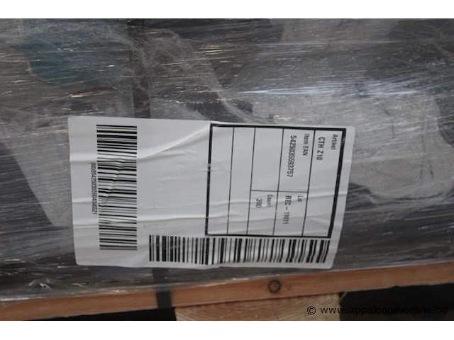 Pallet inhoudend poetslappen - afbeelding 3 van  3