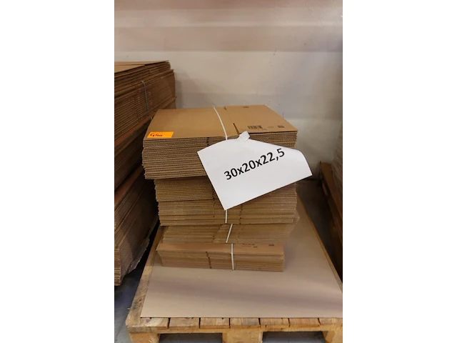 Pallet kartonnen verpakking - afbeelding 1 van  3