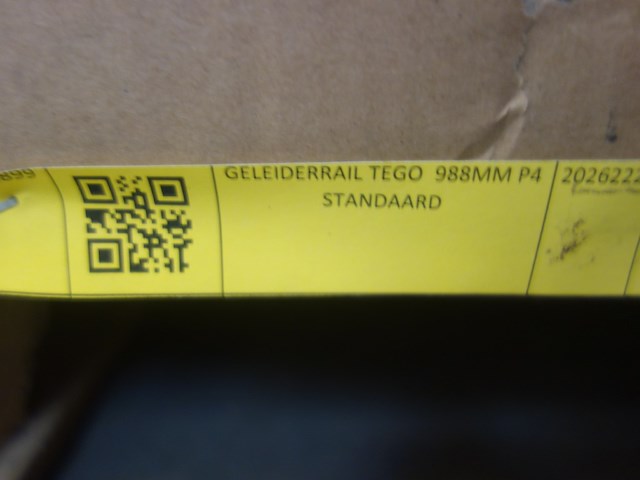 Pallet kunstof geleider rail - afbeelding 4 van  6