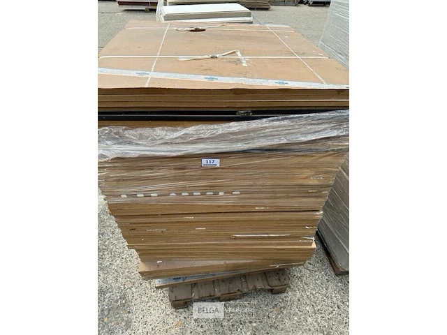 Pallet mdf platen met aansluitopening - afbeelding 2 van  2