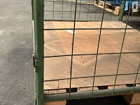 Pallet met metalen opbouwframe - afbeelding 4 van  4