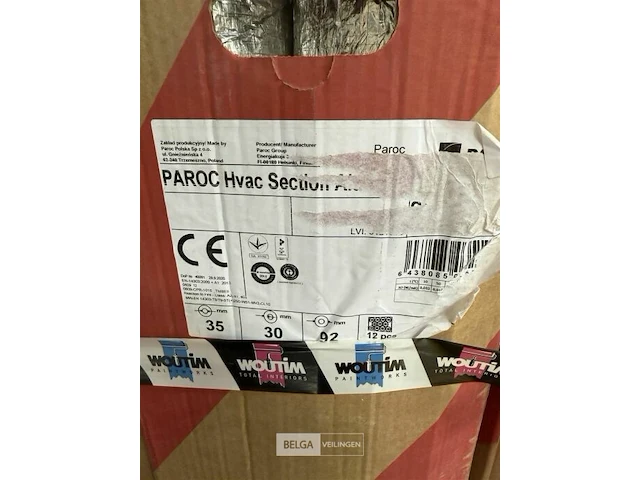Pallet met paroc buisisolatie - afbeelding 3 van  3