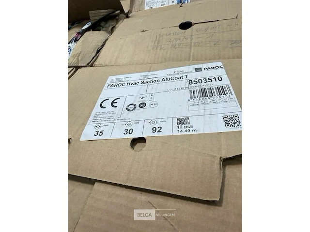 Pallet met paroc buisisolatie - afbeelding 2 van  2
