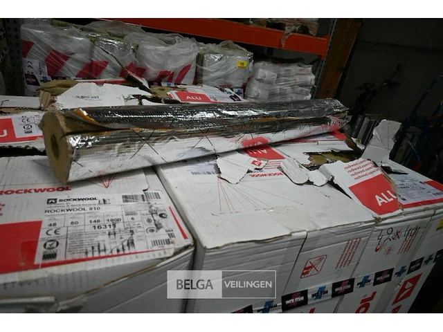 Pallet met rockwoll buisisolatie h100 cm - afbeelding 1 van  3